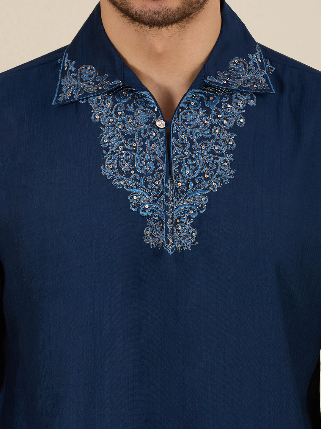 Mens Embroidered Kurta