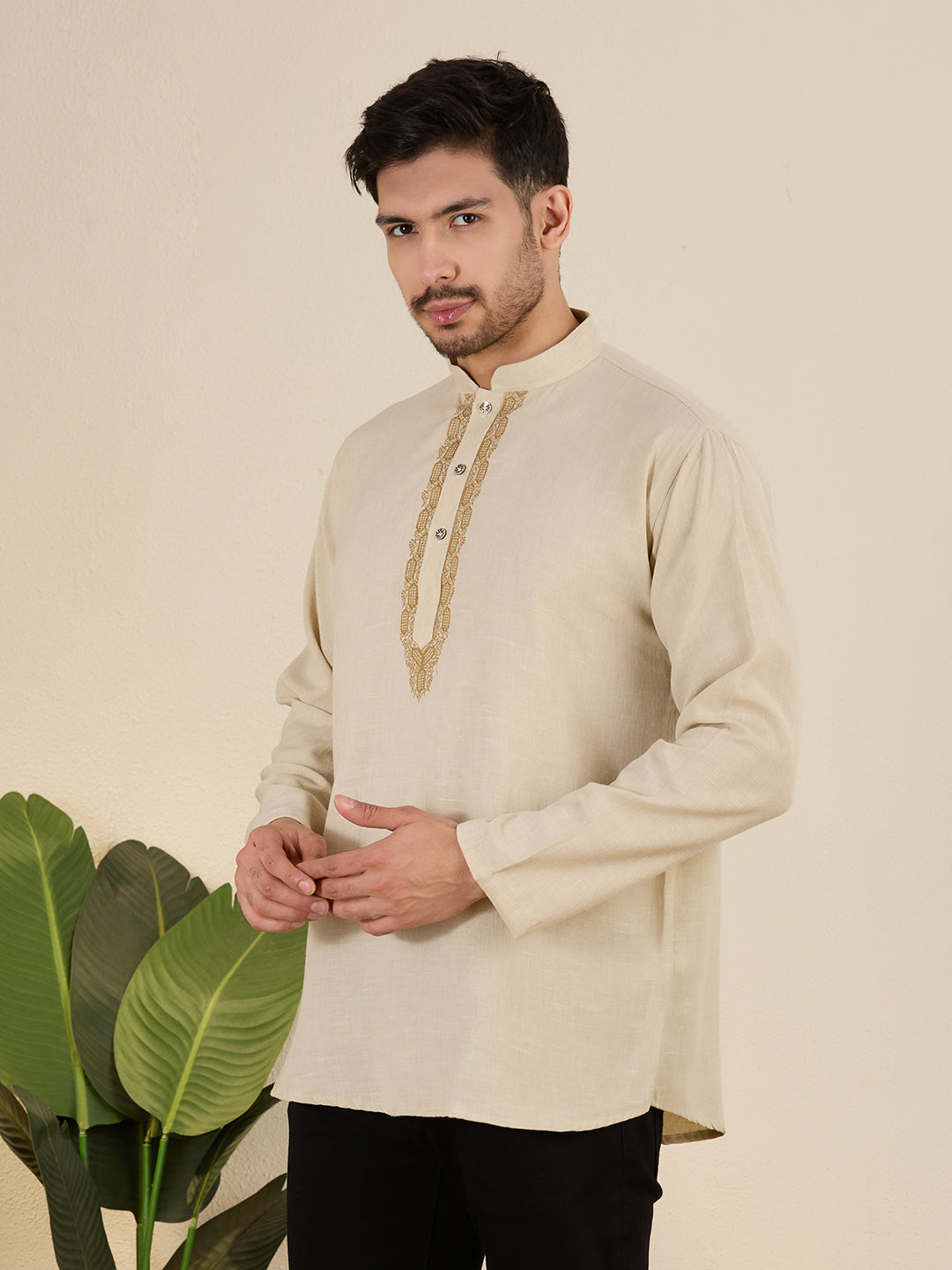 Mens Embroidered Kurta