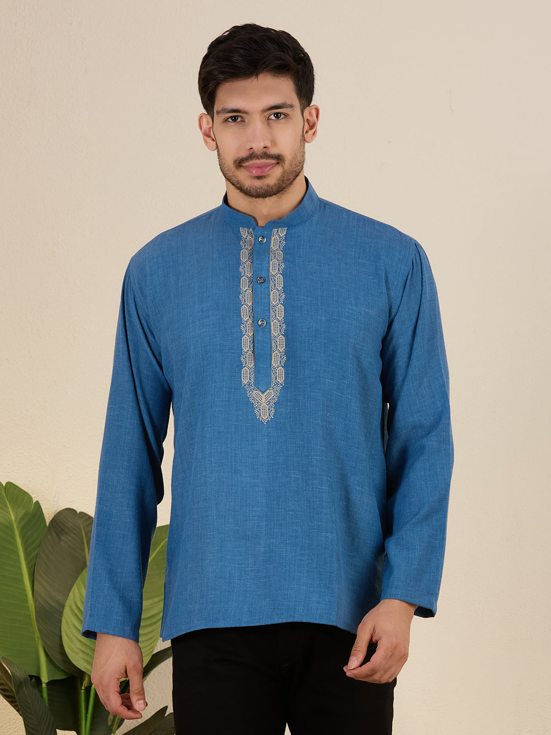 Mens Embroidered Kurta