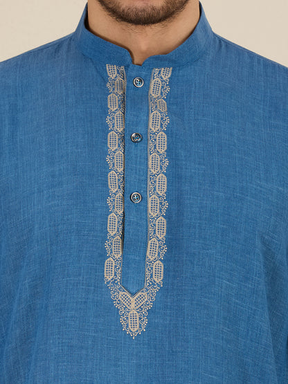 Mens Embroidered Kurta