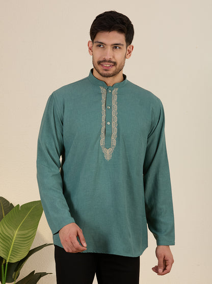 Mens Embroidered Kurta
