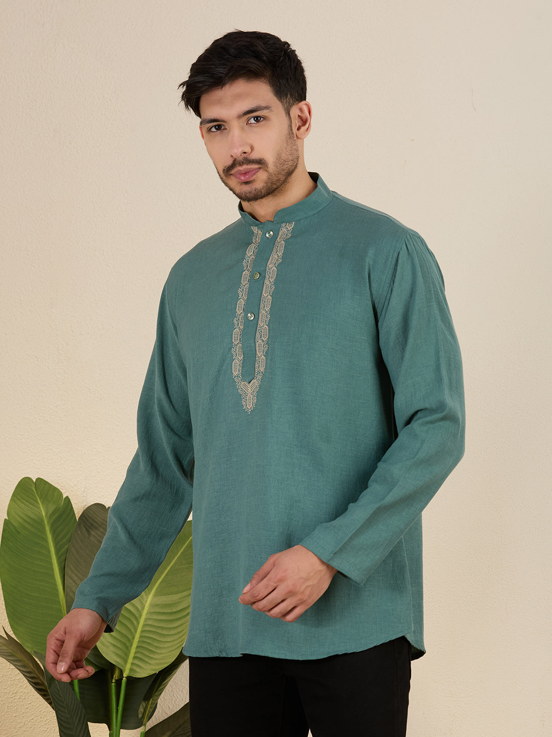 Mens Embroidered Kurta
