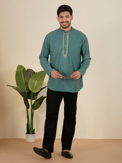 Mens Embroidered Kurta