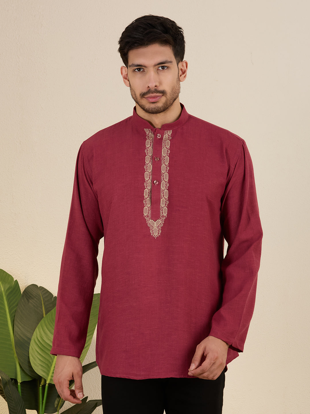 Mens Embroidered Kurta