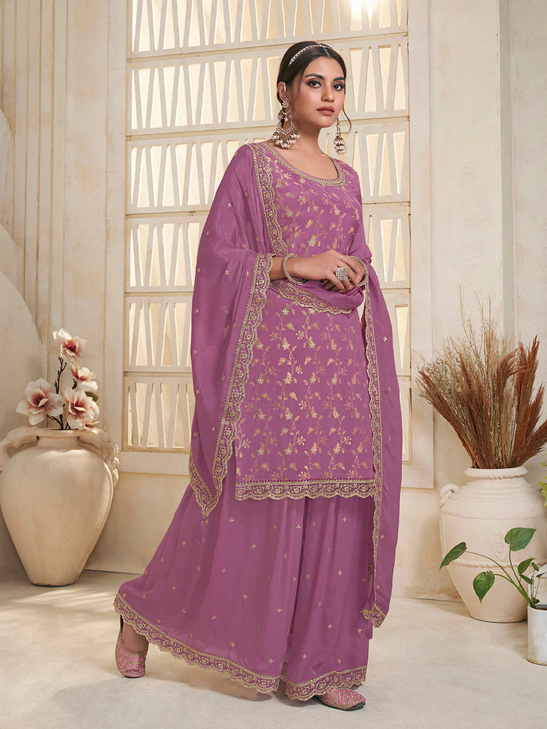 Somya Palazzo Suit
