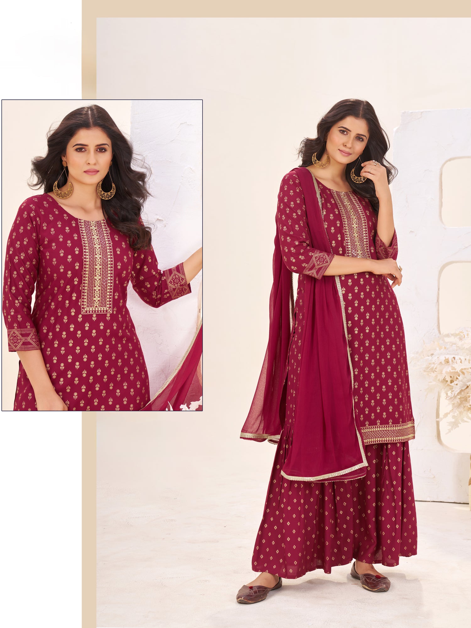 Hirva Sharara Suit