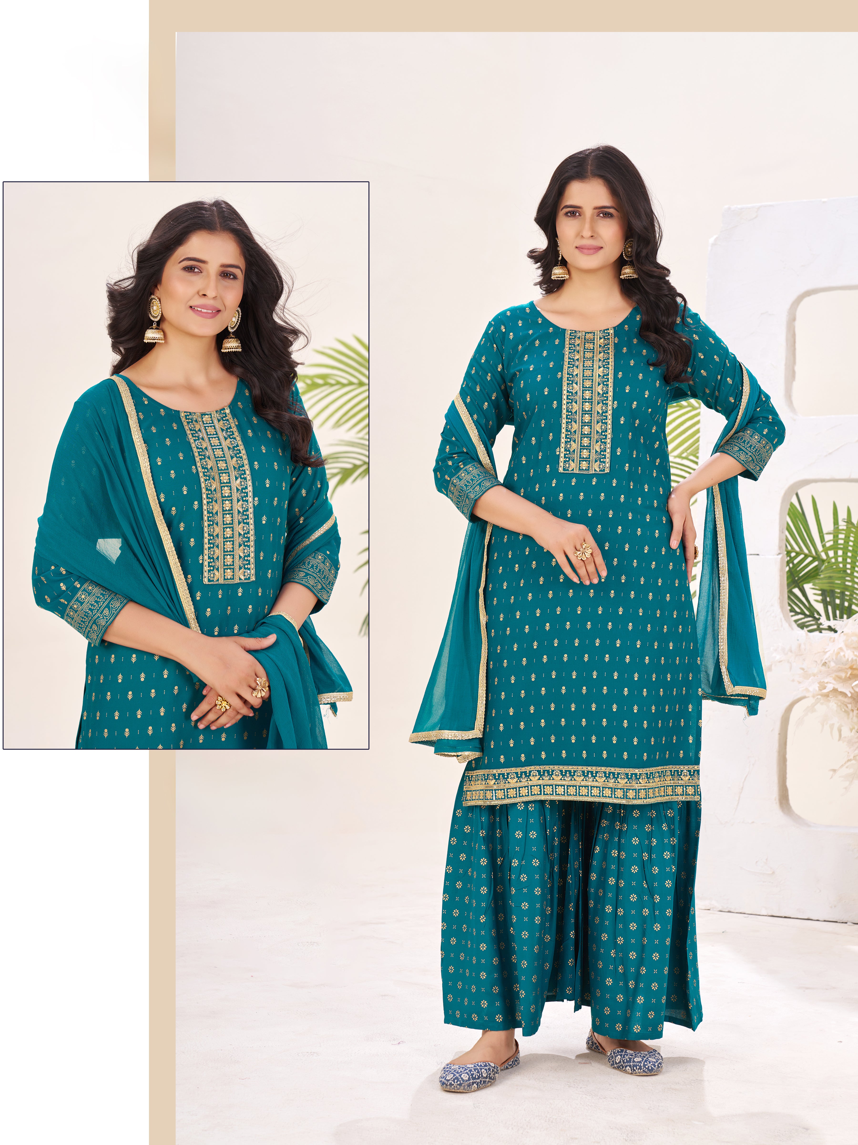 Hirva Sharara Suit