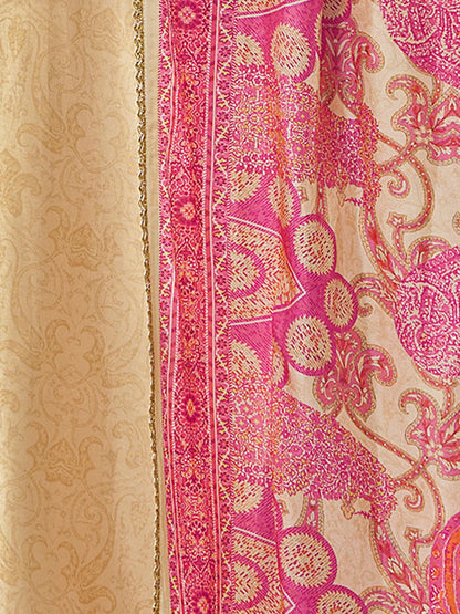 Silk Printed Straight Kamiz &amp; Pant L/S 38X46,50