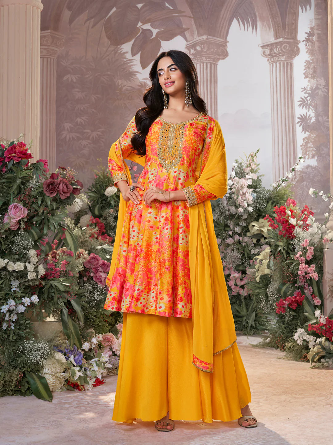 Mahira Palazzo Suit