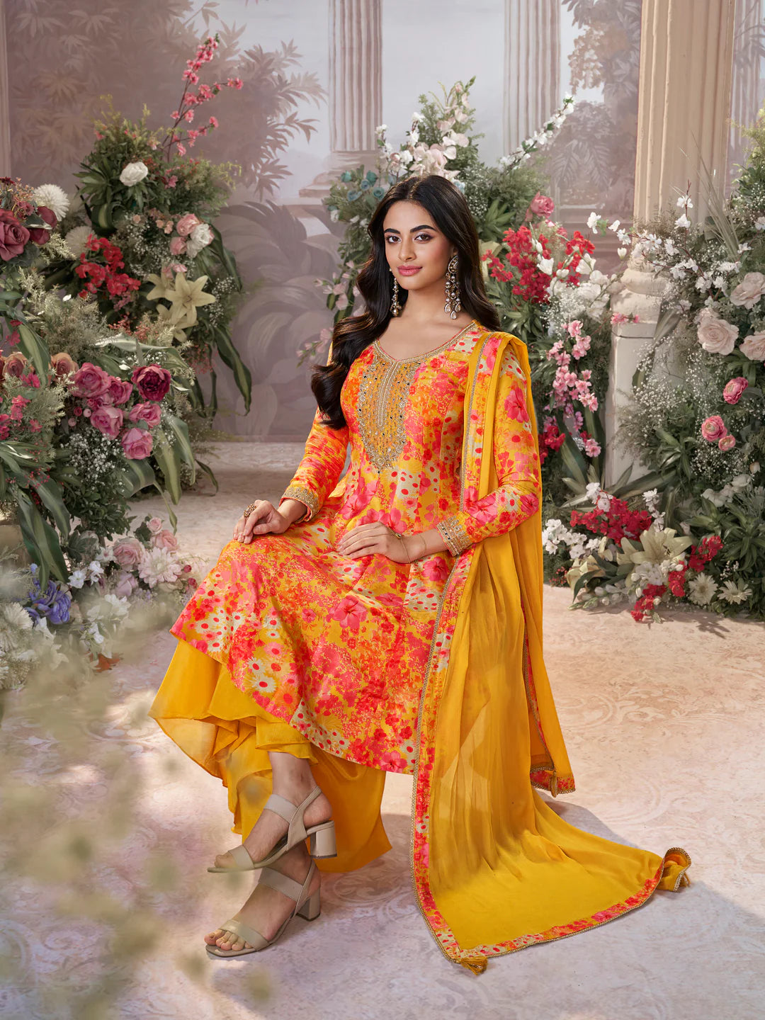 Mahira Palazzo Suit