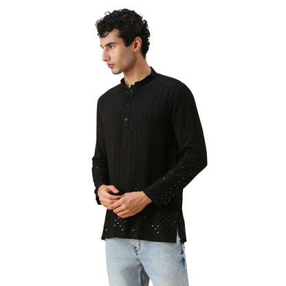 Amol Chikankari Short Kurta
