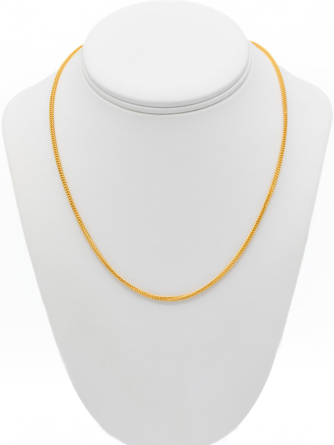 22ct Gold Fox Tail Chain - 50 cm