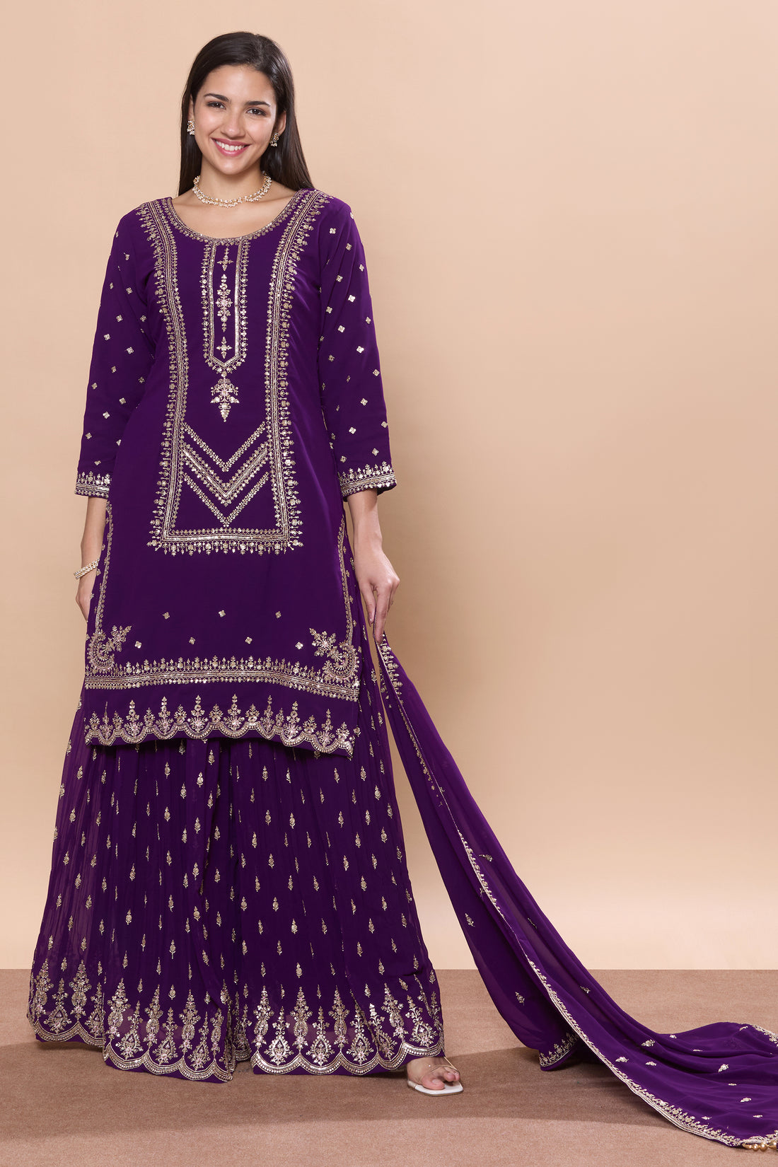 Hasina Palazzo Suit