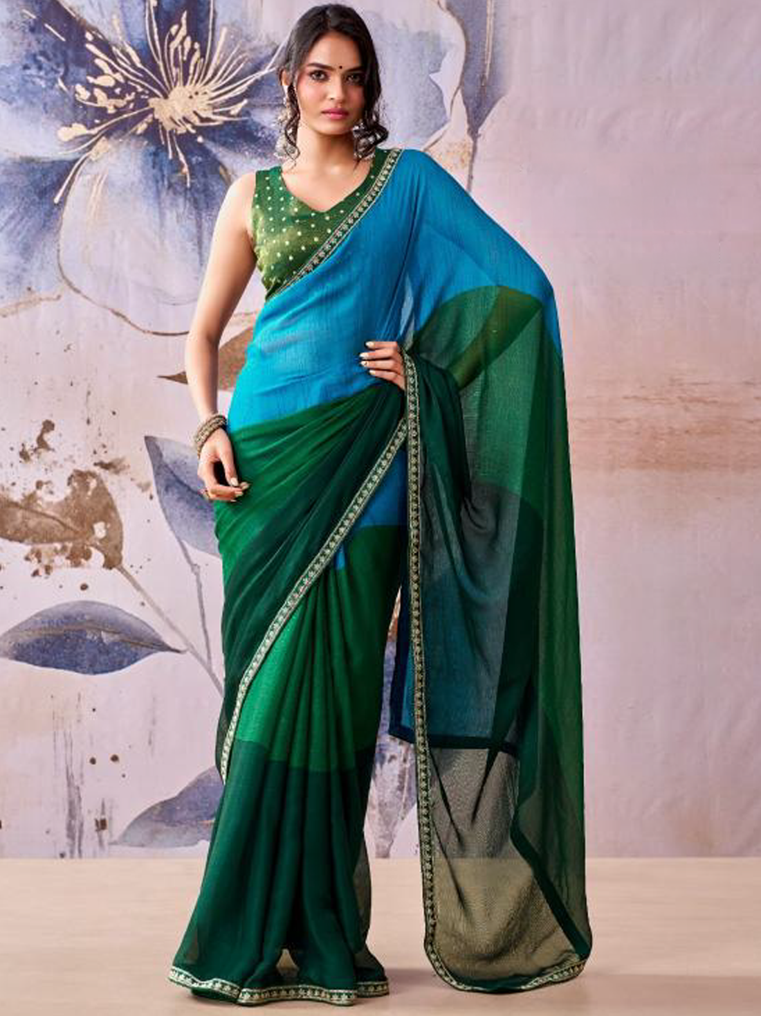Darshi Chiffon Printed Saree