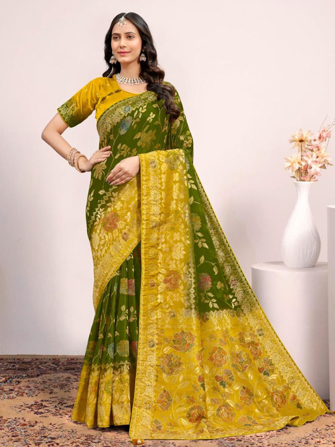 Arvika Silk Zari Saree