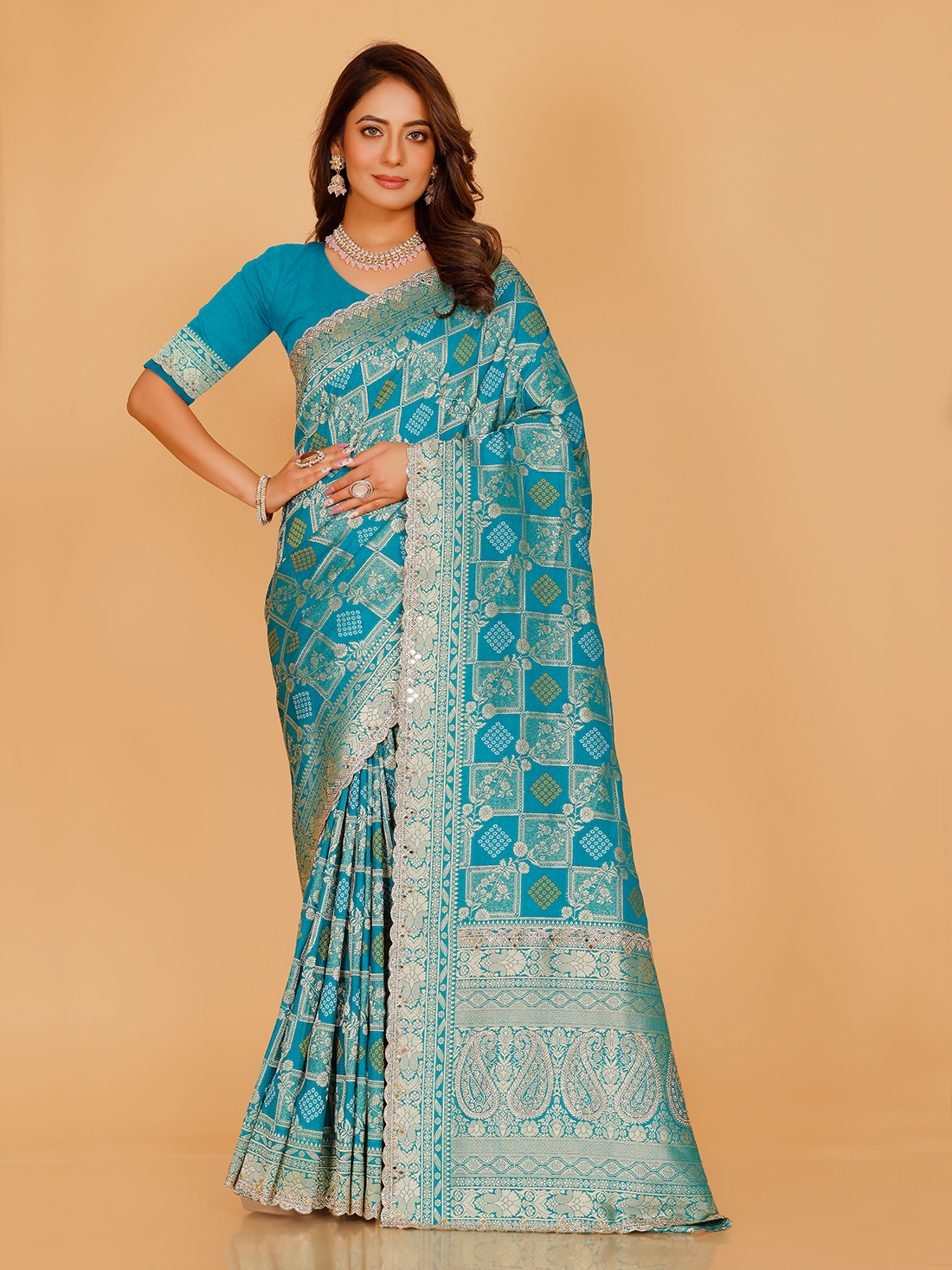 Kashvi Silk Zari Saree
