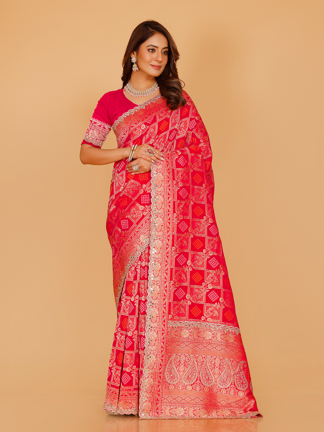 Kashvi Silk Zari Saree