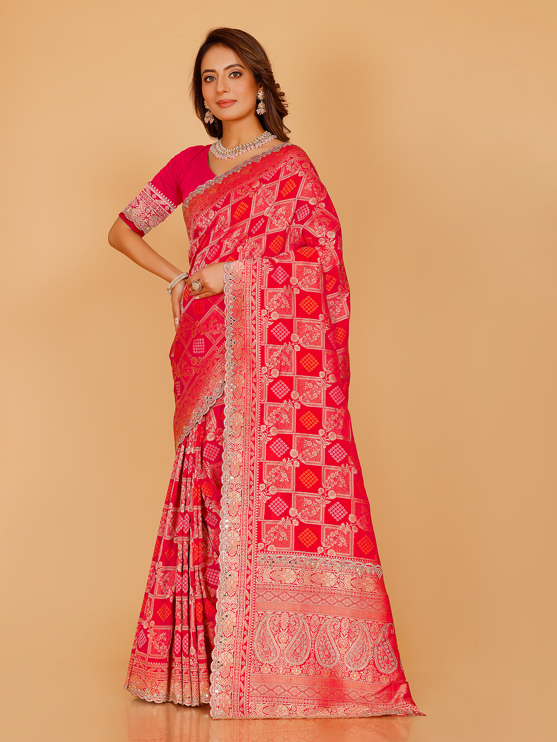 Kashvi Silk Zari Saree