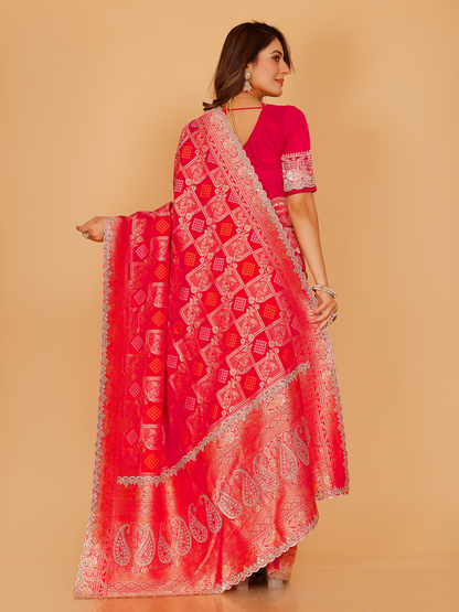 Kashvi Silk Zari Saree