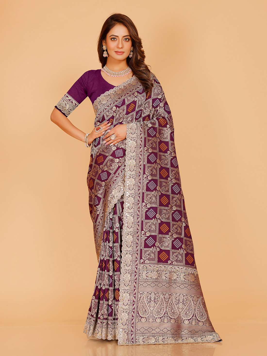 Kashvi Silk Zari Saree