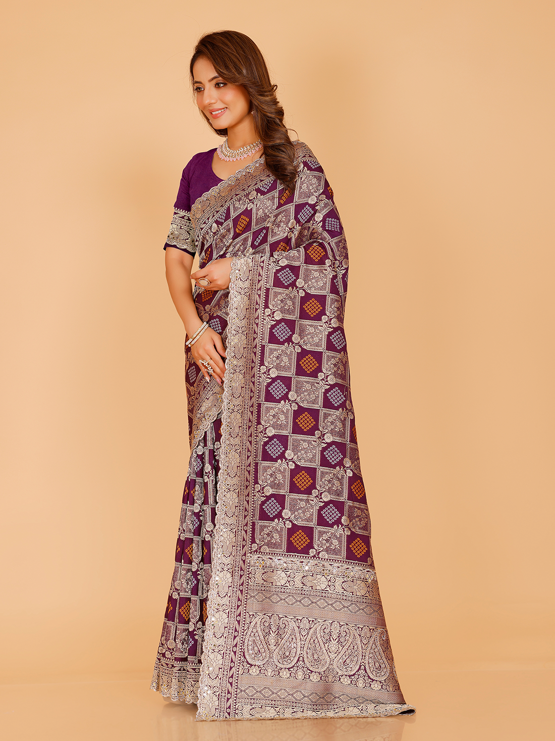 Kashvi Silk Zari Saree