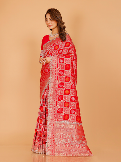 Kashvi Silk Zari Saree