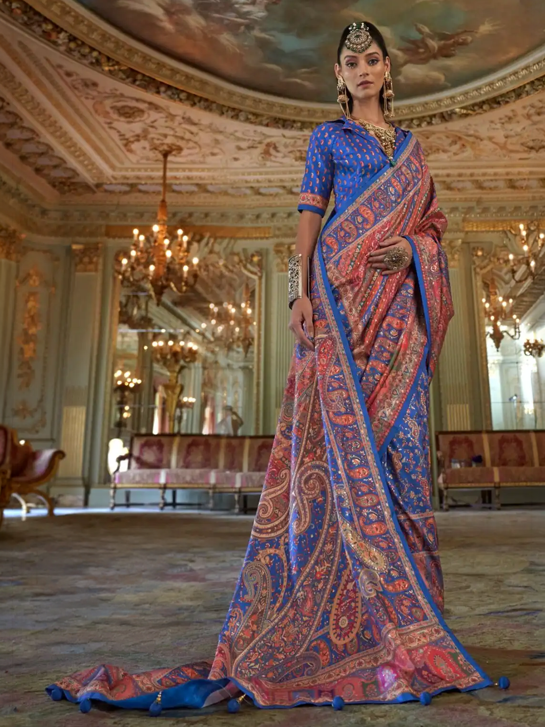 Mahira Silk Printed Saree