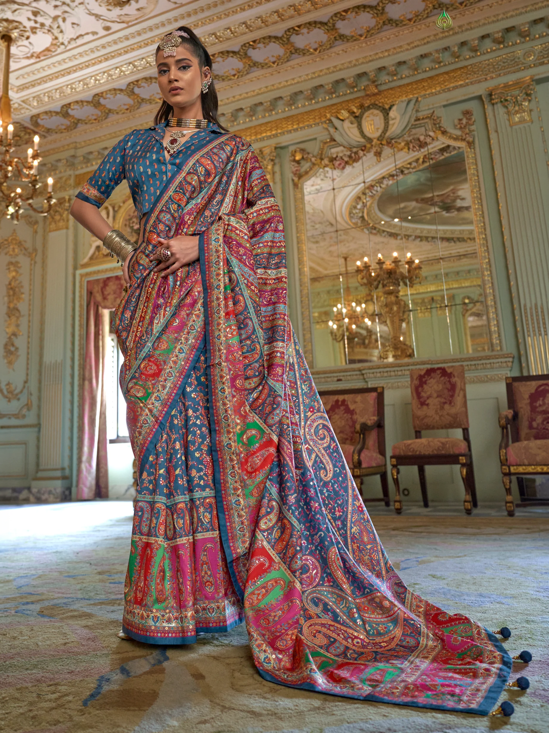 Mahira Silk Printed Saree