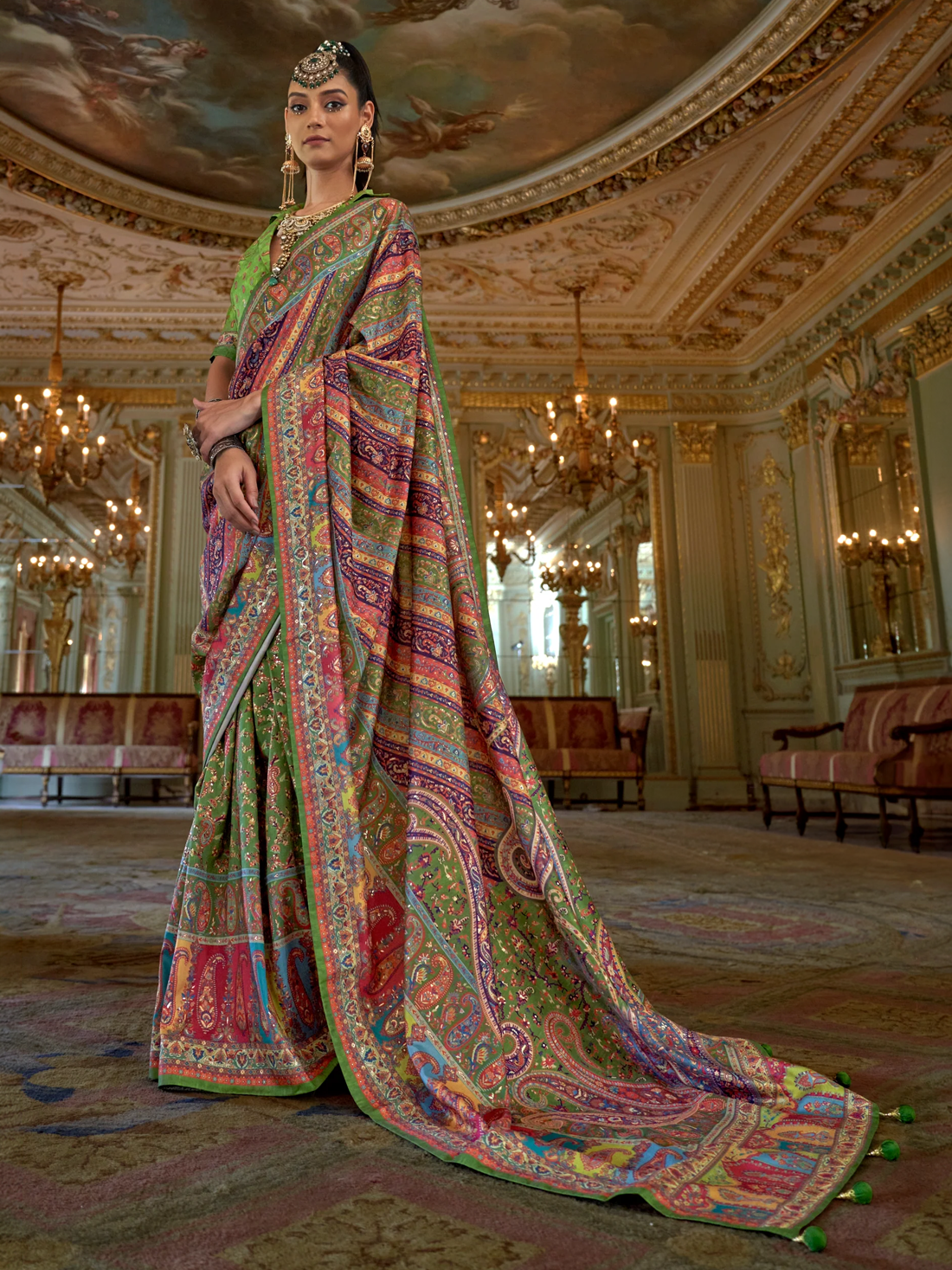 Mahira Silk Printed Saree