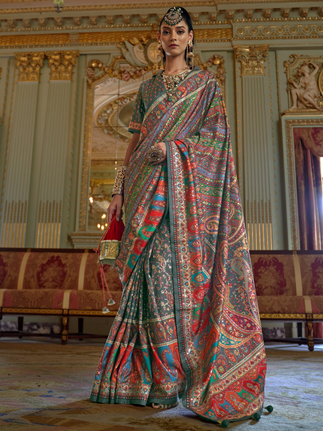 Mahira Silk Printed Saree
