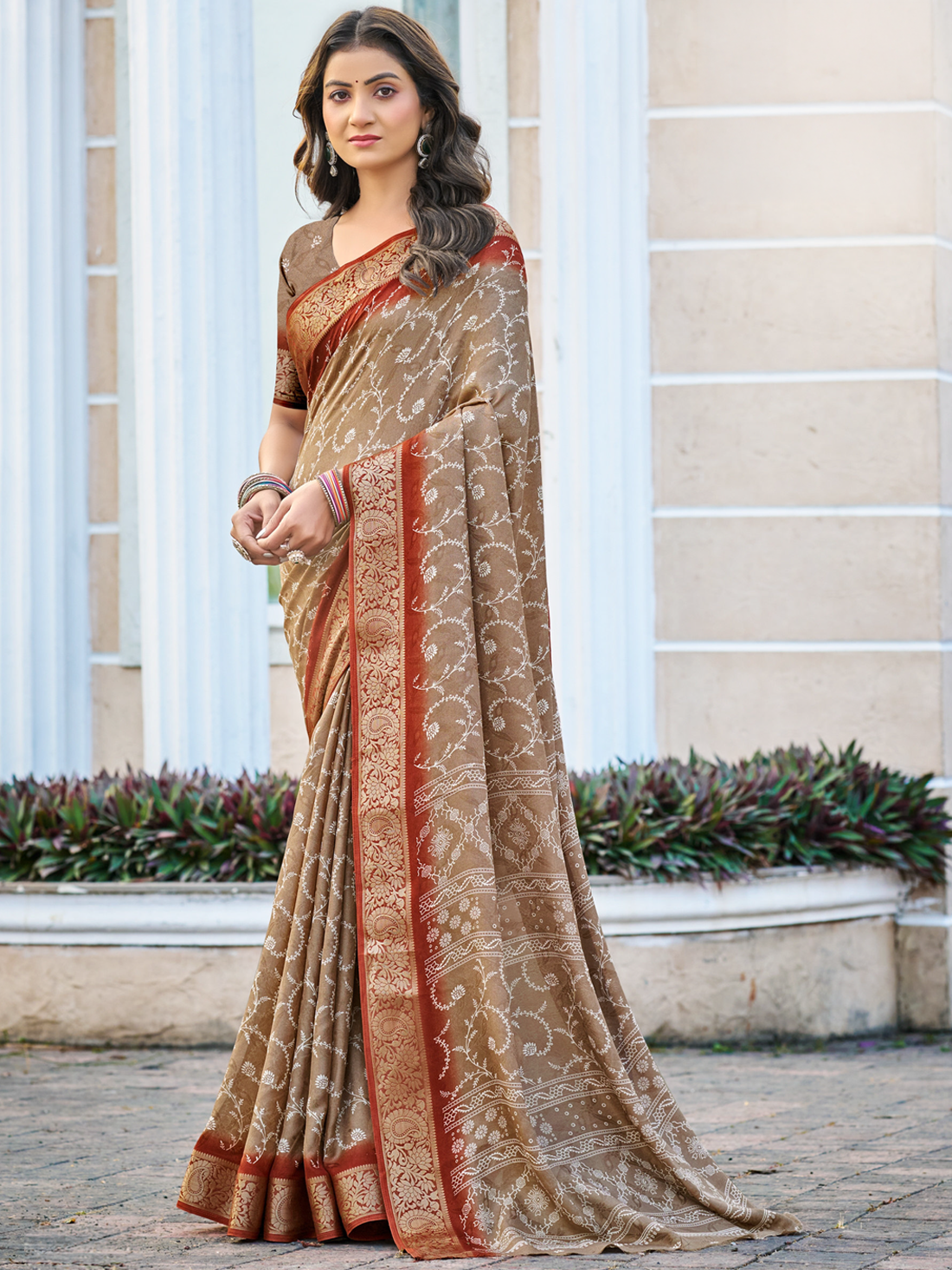 Shivani Silk Printed Saree