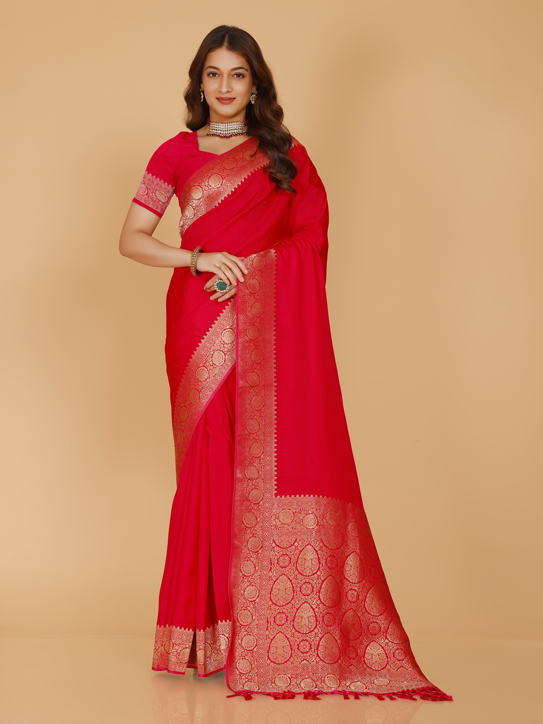 Anamika Weaving Silk Saree