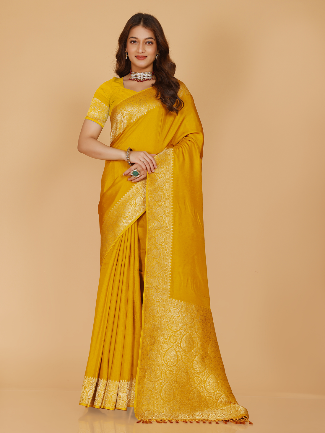 Anamika Weaving Silk Saree