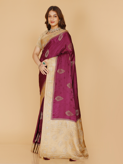 Kesha Silk Embroidered Saree