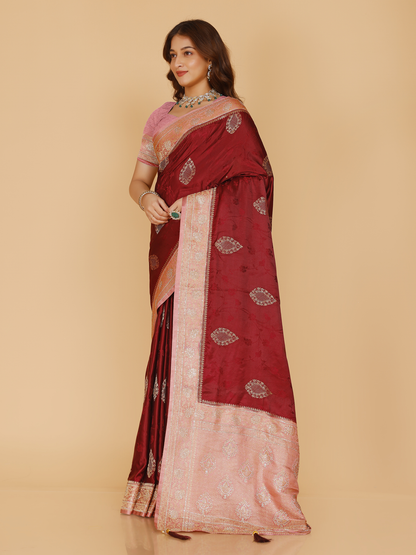 Kesha Silk Embroidered Saree