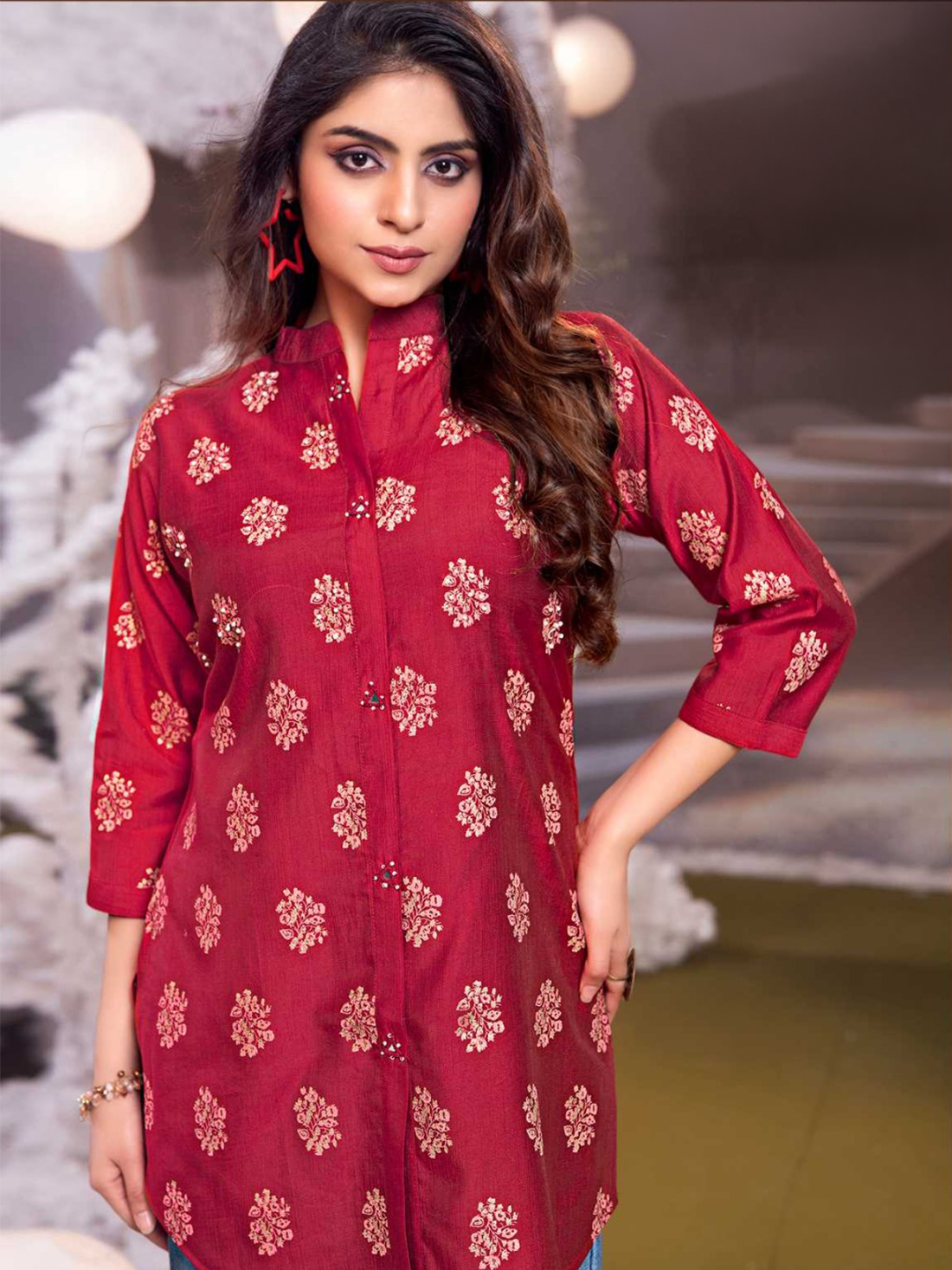 Tanisha Cotton Printed Kurti
