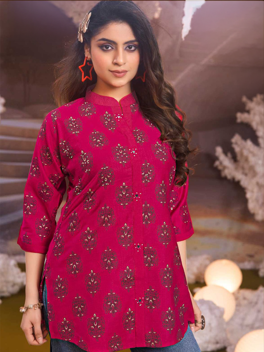 Tanisha Cotton Printed Kurti