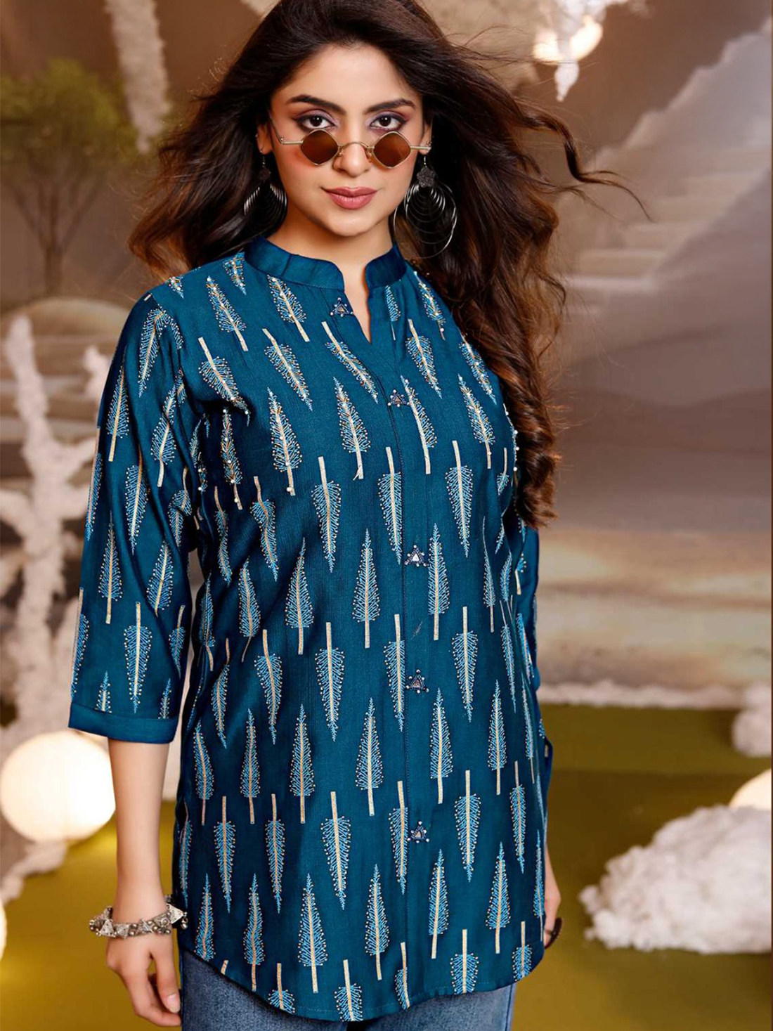 Tanisha Cotton Printed Kurti