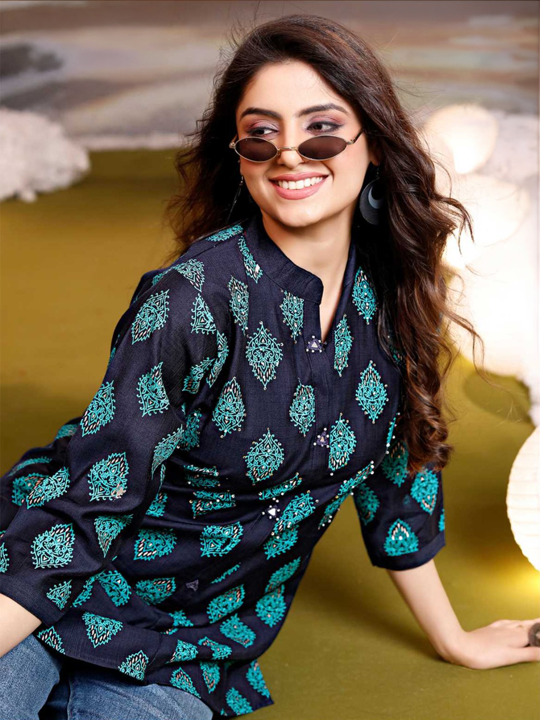Tanisha Cotton Printed Kurti