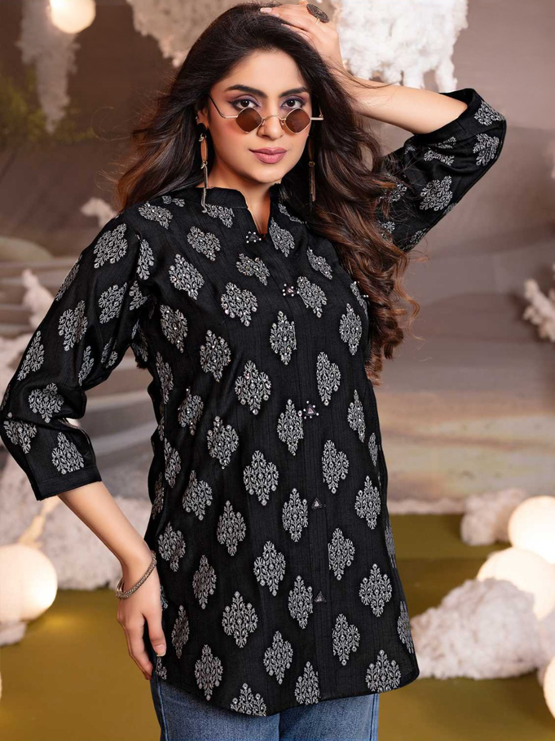 Tanisha Cotton Printed Kurti