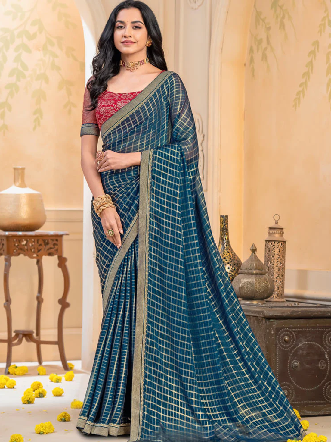 Ravina Georgette Saree