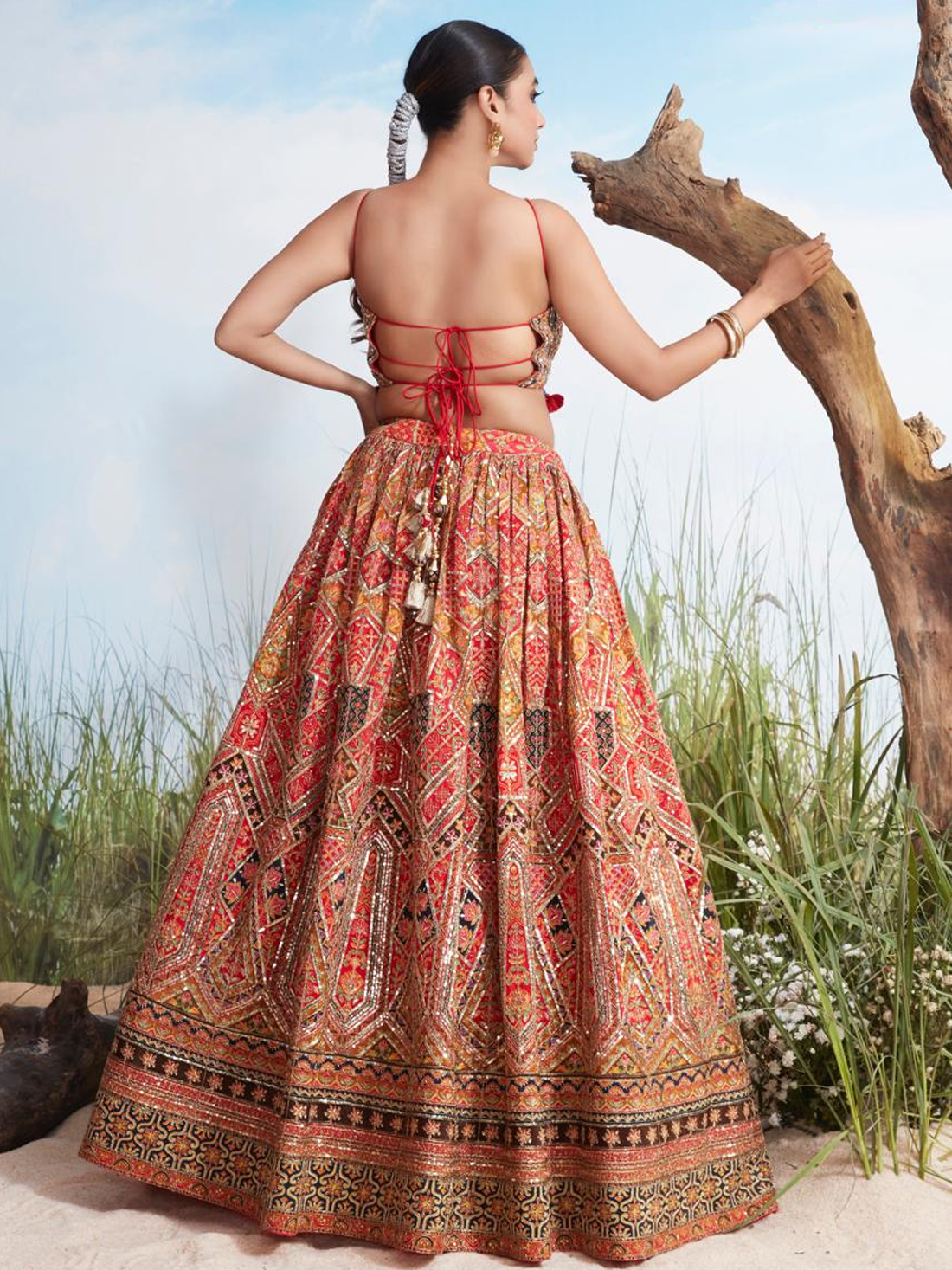 Parisha Silk Zari Lahenga Choli