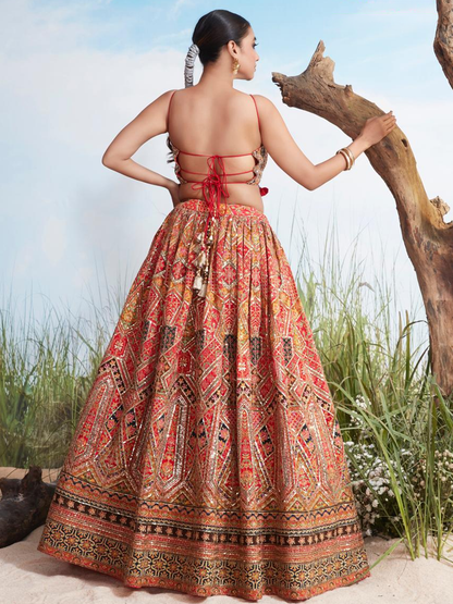 Parisha Silk Zari Lahenga Choli