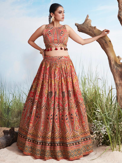 Parisha Silk Zari Lahenga Choli