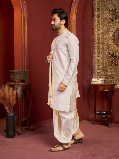 Mens Dhoti Suit With Dupatta