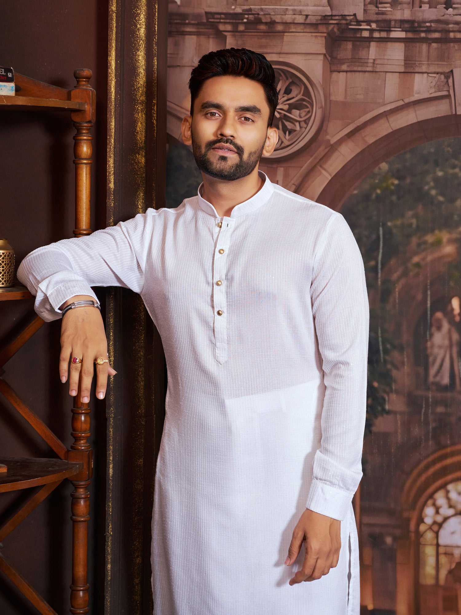Mens Silk Kurta Set