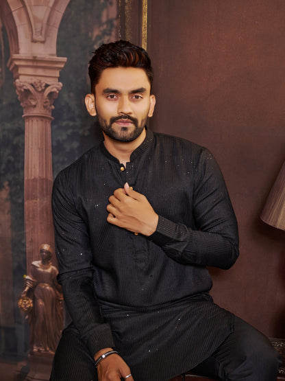 Mens Silk Kurta Set