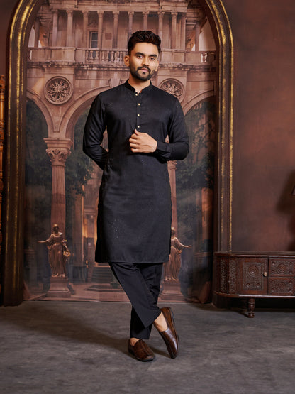 Mens Silk Kurta Set