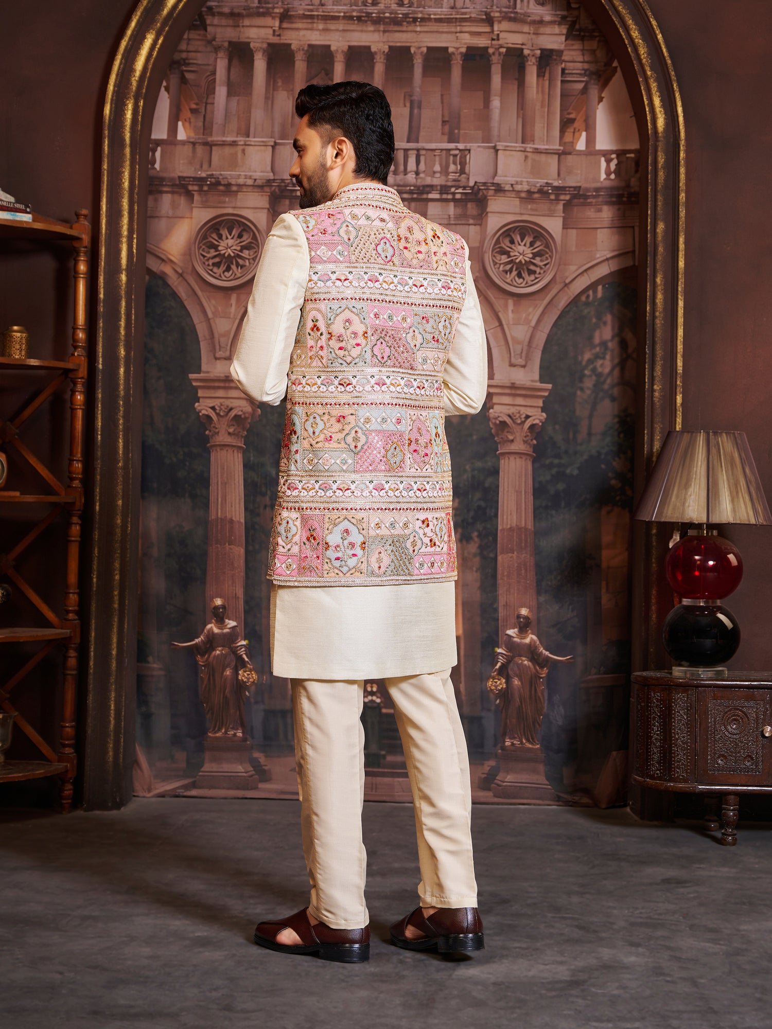 Mens Kurta Set With Jacket
