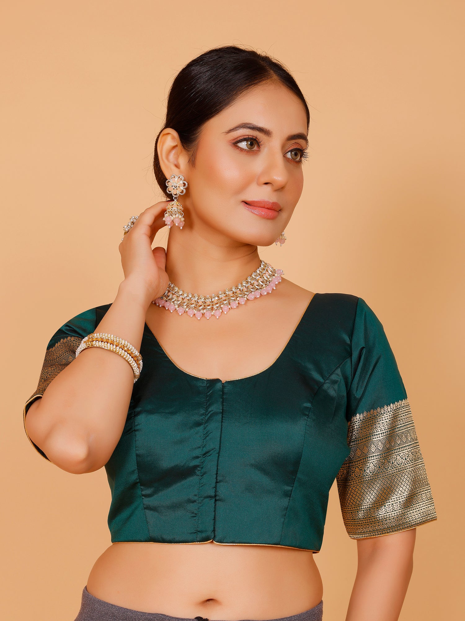 Silk Zari Work Blouse